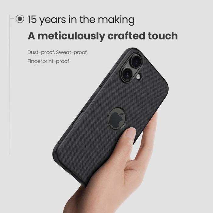Nillkin - NILLKIN Super Frosted Shield Pro iPhone 16 Plus Fodral Svart