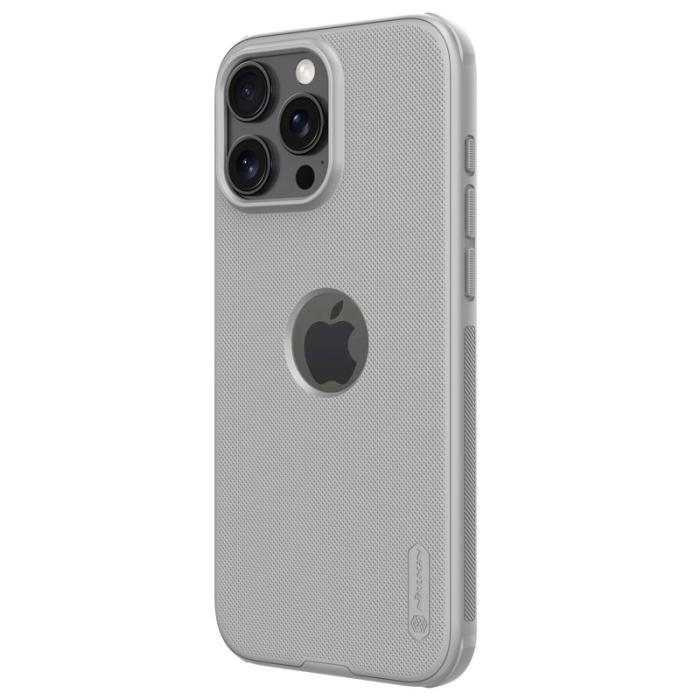 Nillkin - NILLKIN Super Frosted Shield Pro iPhone 16 Pro Skal Grå