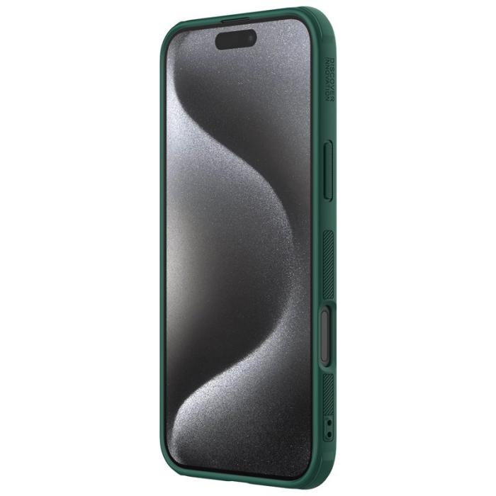 Nillkin - NILLKIN Super Frosted Shield Pro iPhone 16 Pro Skal Grön