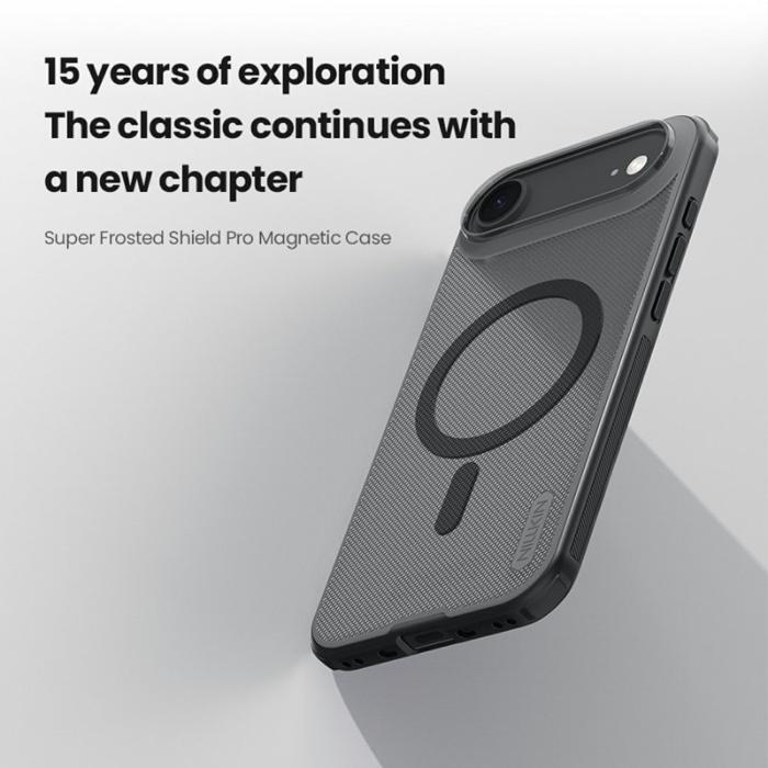 Nillkin - NILLKIN Super Frosted Shield Pro iPhone Air Skal Matt Svart