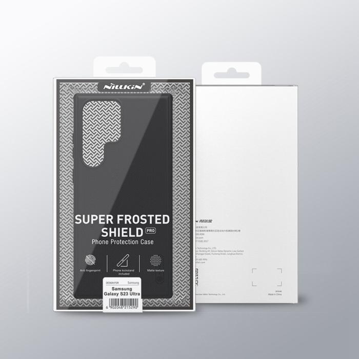 Nillkin - NILLKIN Super Frosted Shield Pro Samsung Galaxy S23 Ultra Skal Svart