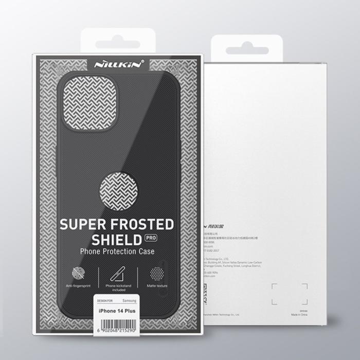Nillkin - NILLKIN Super Frosted Shield Pro Skal för iPhone 14 Plus - Mörklila