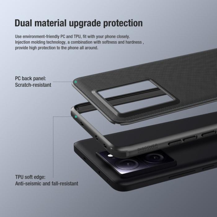 Nillkin - NILLKIN Super Frosted Shield Pro Skal för Xiaomi Redmi K60 Ultra - Svart