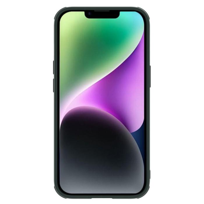 Nillkin - NILLKIN Texture Pro Magnetiskt Fodral för iPhone 14/13 - Grön