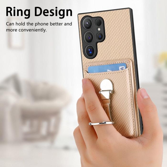 CASENEO - D.G Ming Samsung Galaxy S25 Ultra Skal Äkta läder - Beige