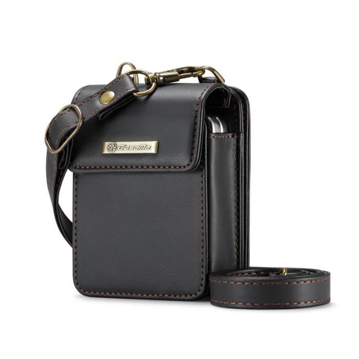 OEM - Samsung Galaxy Z Flip7 FE 5G Läderfodral RFID Skydd - Svart