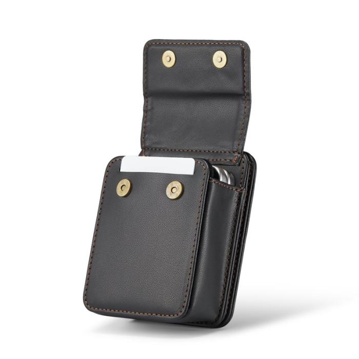 OEM - Samsung Galaxy Z Flip7 FE 5G Läderfodral RFID Skydd - Svart