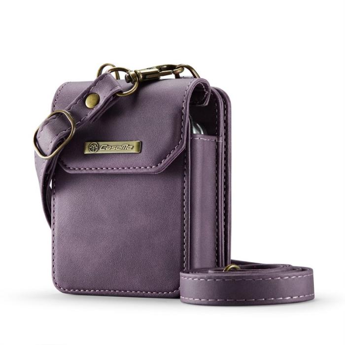 OEM - Samsung Galaxy Z Flip7 FE Fodral med Rem RFID Läder Lila