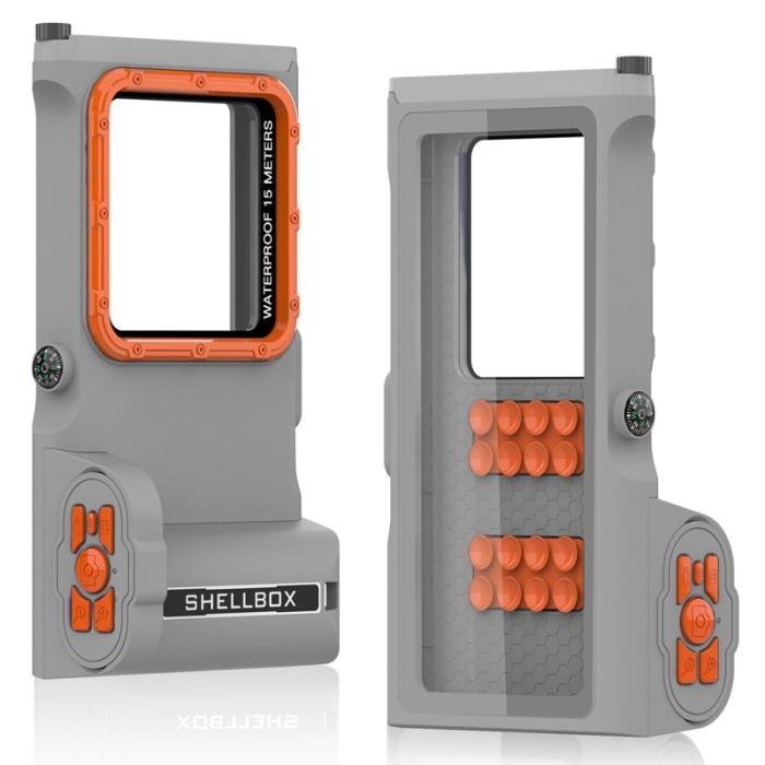 SHELLBOX - SHELLBOX 15M Vattentät Fodral för iPhone 14 Pro Max Svart