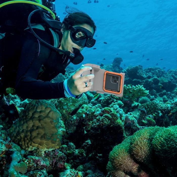 SHELLBOX - SHELLBOX 15M Vattentät Fodral för iPhone 14 Pro Max Svart