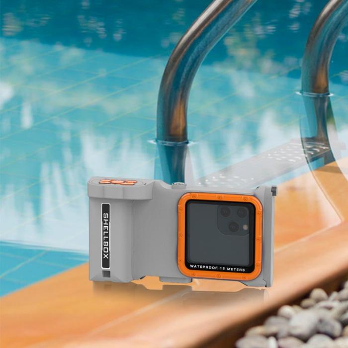 SHELLBOX - SHELLBOX 15M Vattentät Fodral för iPhone 14 Pro Max Svart