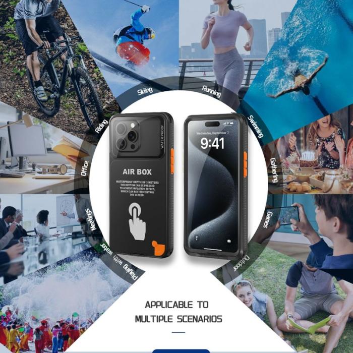 SHELLBOX - SHELLBOX Air Box Series iPhone 15 Pro Max Fodral Svart