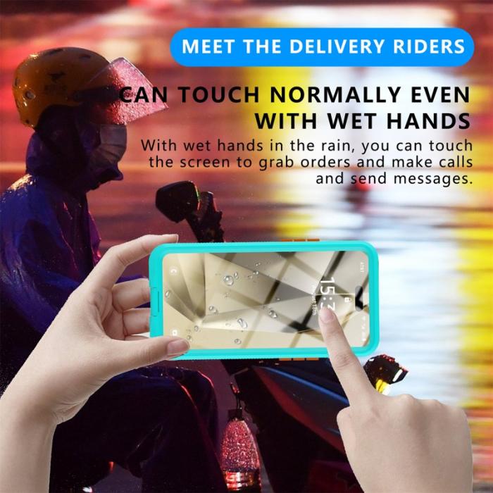 SHELLBOX - SHELLBOX Air Box Series iPhone 15 Pro Vattentät Skal Blå