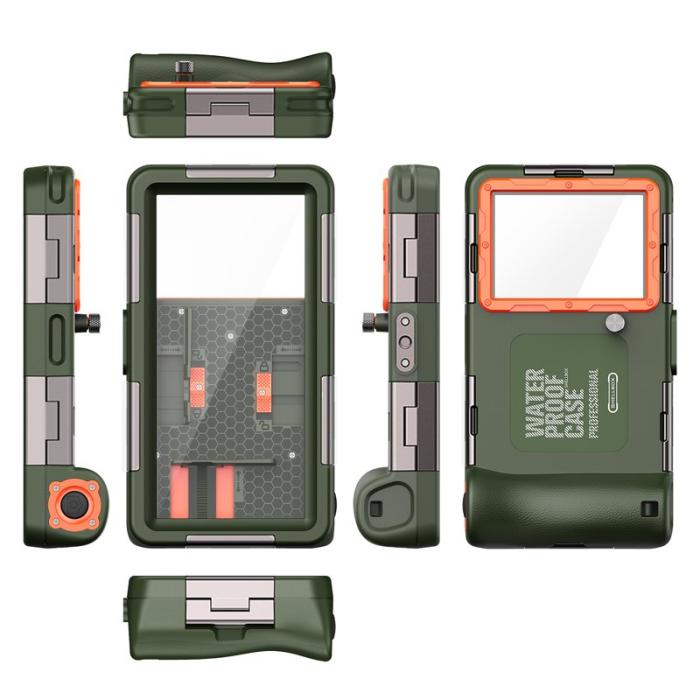 SHELLBOX - SHELLBOX Diving Case II 15m Fodral Grön IPX8 Vattentät