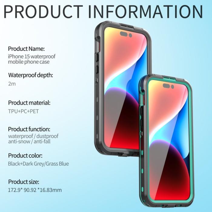 SHELLBOX - SHELLBOX Dot+ Series Skal för iPhone 15 Pro Max - Svart