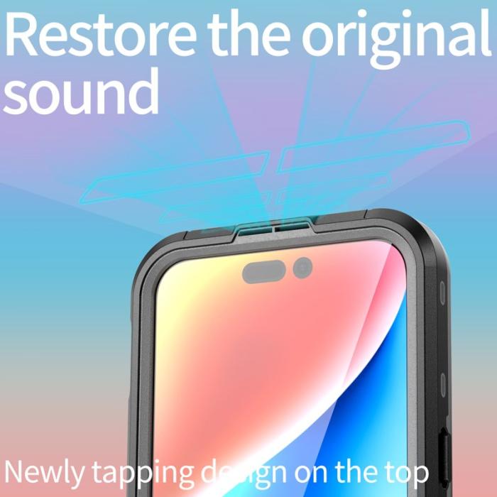 SHELLBOX - SHELLBOX Dot+ Series Skal för iPhone 15 Pro Max - Svart