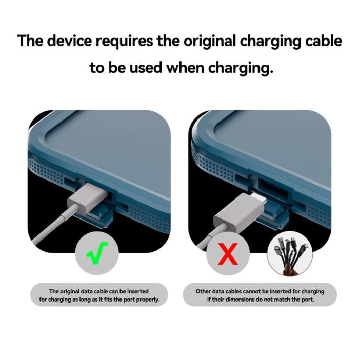 SHELLBOX - SHELLBOX iPhone Air Vattentåligt Fodral MagSafe Klar Blå