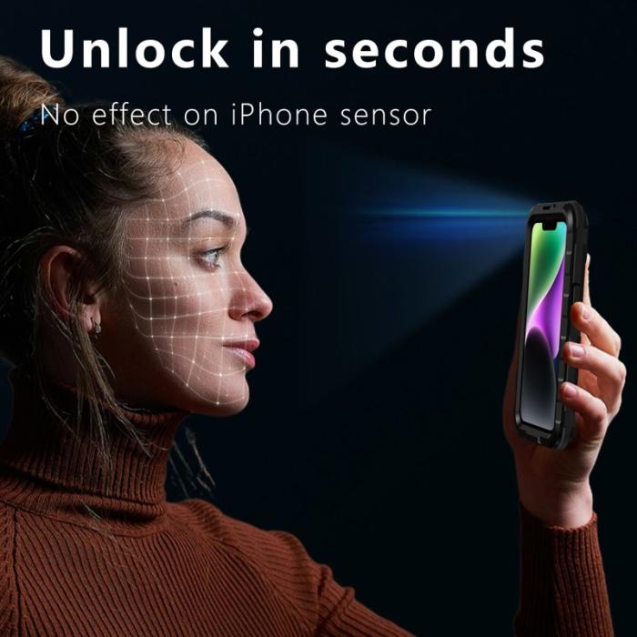 SHELLBOX - SHELLBOX M Series Fodral för iPhone 14 - Vattentålig Svart