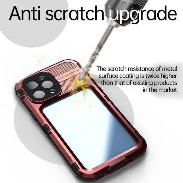 SHELLBOX - SHELLBOX M Series iPhone 13 Pro Max Skal Vattentät Röd