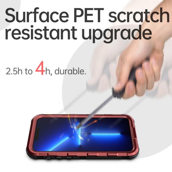 SHELLBOX - SHELLBOX M Series iPhone 13 Pro Max Skal Vattentät Röd