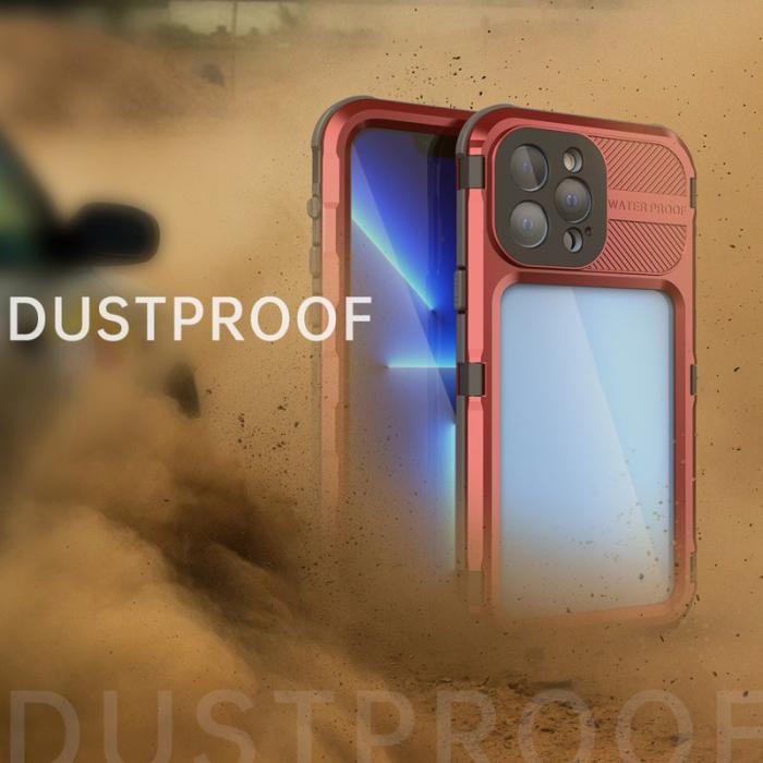 SHELLBOX - SHELLBOX M Series iPhone 13 Pro Max Skal Vattentät Röd
