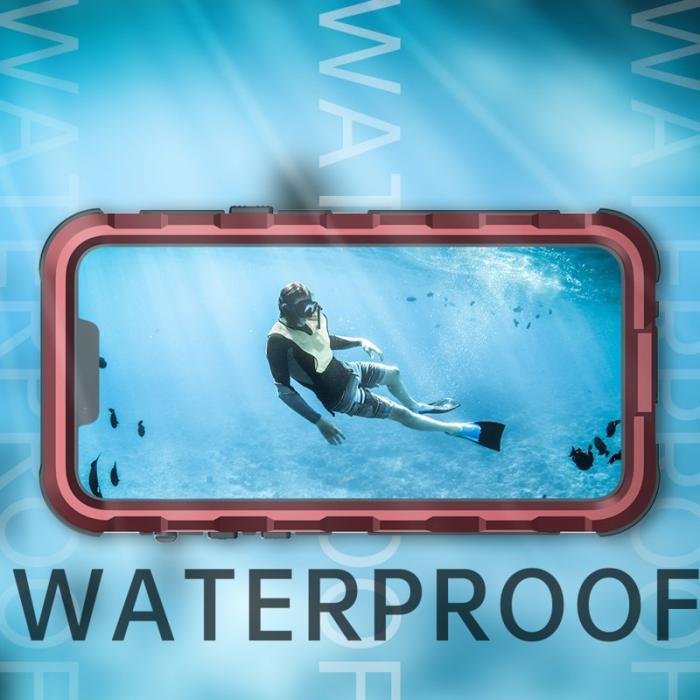 SHELLBOX - SHELLBOX M Series iPhone 13 Pro Max Skal Vattentät Röd