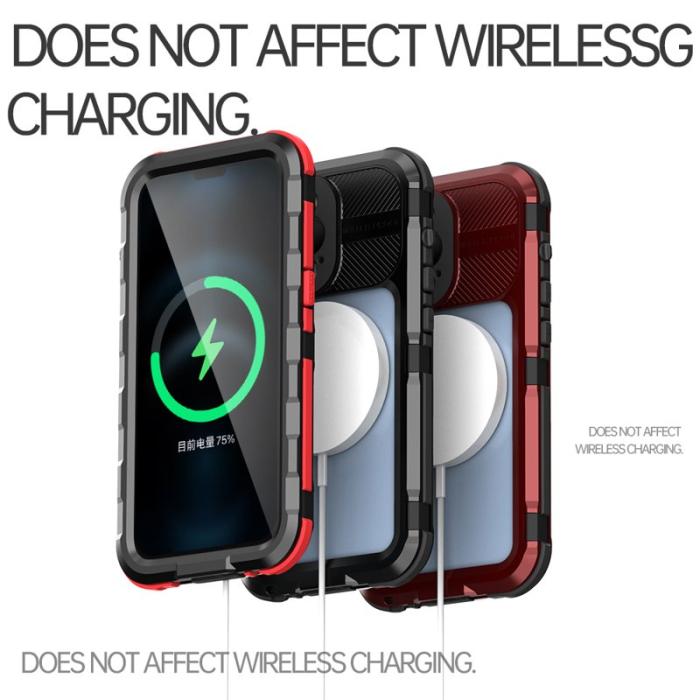 SHELLBOX - SHELLBOX M Series iPhone 13 Pro Vattentät Fodral Svart