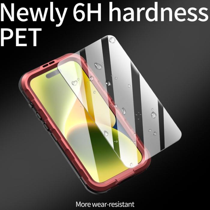 SHELLBOX - SHELLBOX M Series Metal IP68 Fodral för iPhone 15 Röd