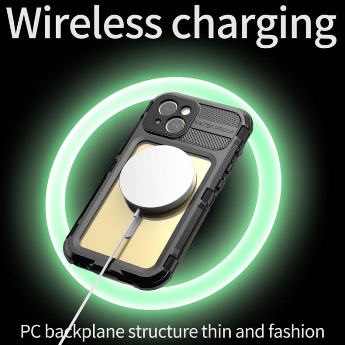 SHELLBOX - SHELLBOX M Series Metal IP68 Fodral för iPhone 15 - Svart