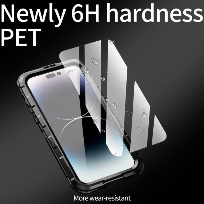 SHELLBOX - SHELLBOX M Series Vattentät Fodral för iPhone 15 Pro Max - Svart