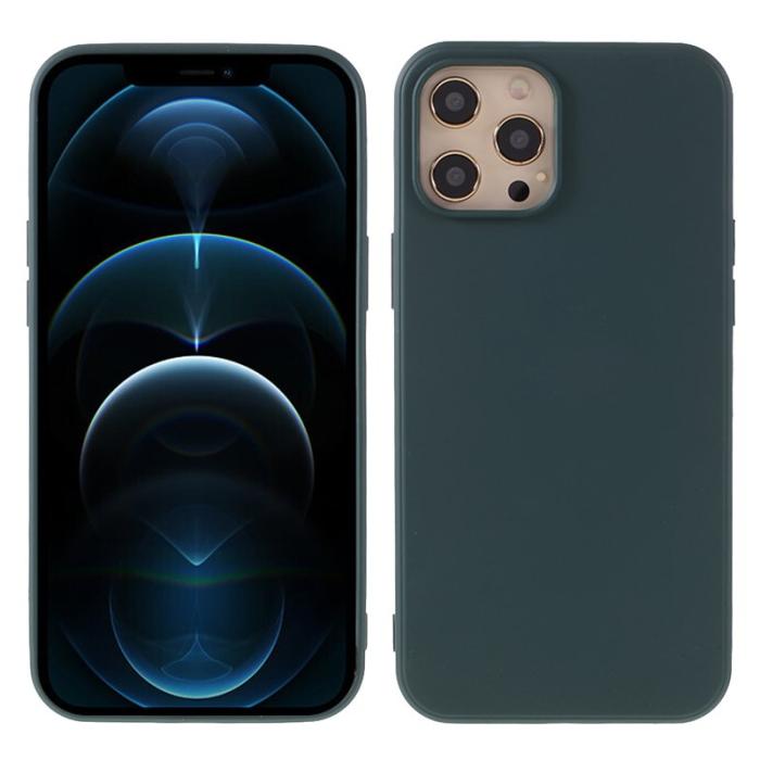 X-Level - X-LEVEL Anti-Drop Silikon Skal för iPhone 12 Pro - Midnight Green