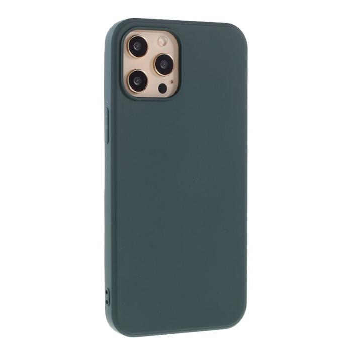 X-Level - X-LEVEL Anti-Drop Silikon Skal för iPhone 12 Pro - Midnight Green