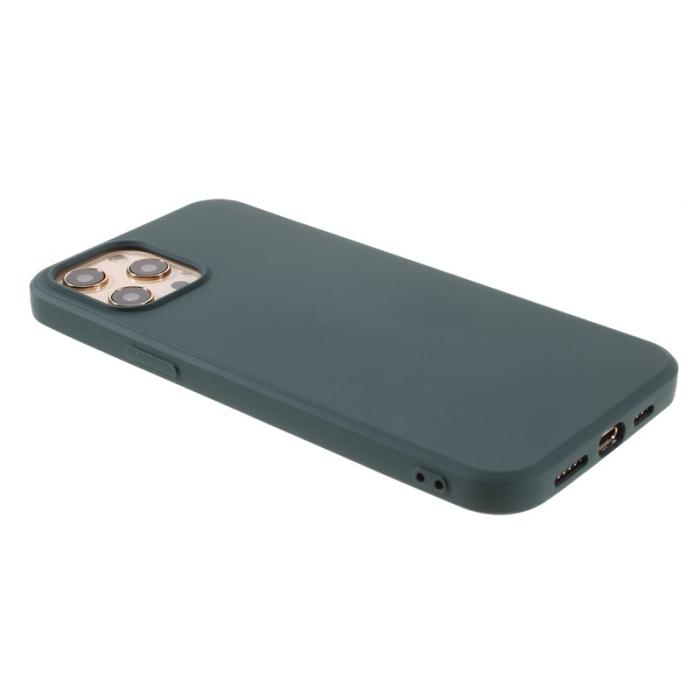X-Level - X-LEVEL Anti-Drop Silikon Skal för iPhone 12 Pro - Midnight Green