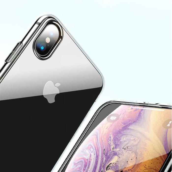 X-Level - X-LEVEL Anti-slip TPU Skal för iPhone X/XS - Transparent