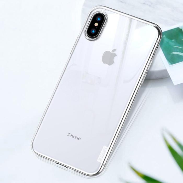 X-Level - X-LEVEL Anti-slip TPU Skal för iPhone X/XS - Transparent