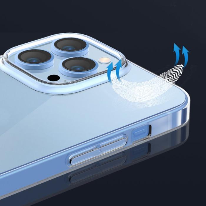 X-Level - X-LEVEL Back Protector iPhone 15 Pro Max Transparent Skal