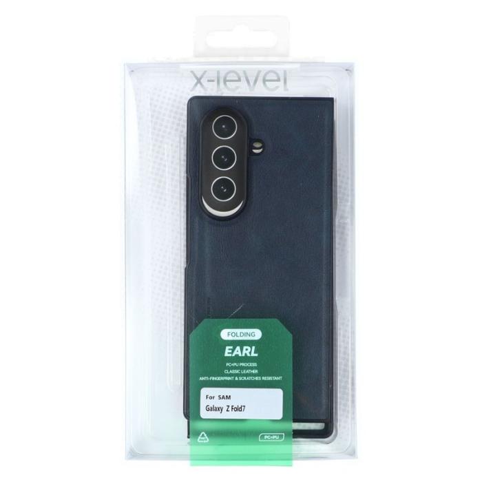 X-Level - X-LEVEL Bojue-3 Fodral för Samsung Galaxy Z Fold7 5G - Blå