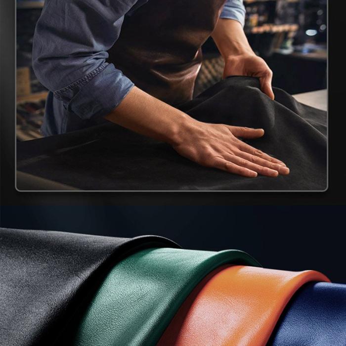 X-Level - X-LEVEL Bojue-3 iPhone 15 Pro Max Skal PU Läder TPU Svart