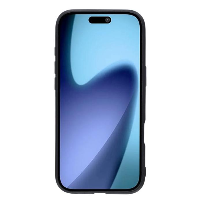 X-Level - X-LEVEL Bojue-3 iPhone Air Fodral Läderbelagt Svart