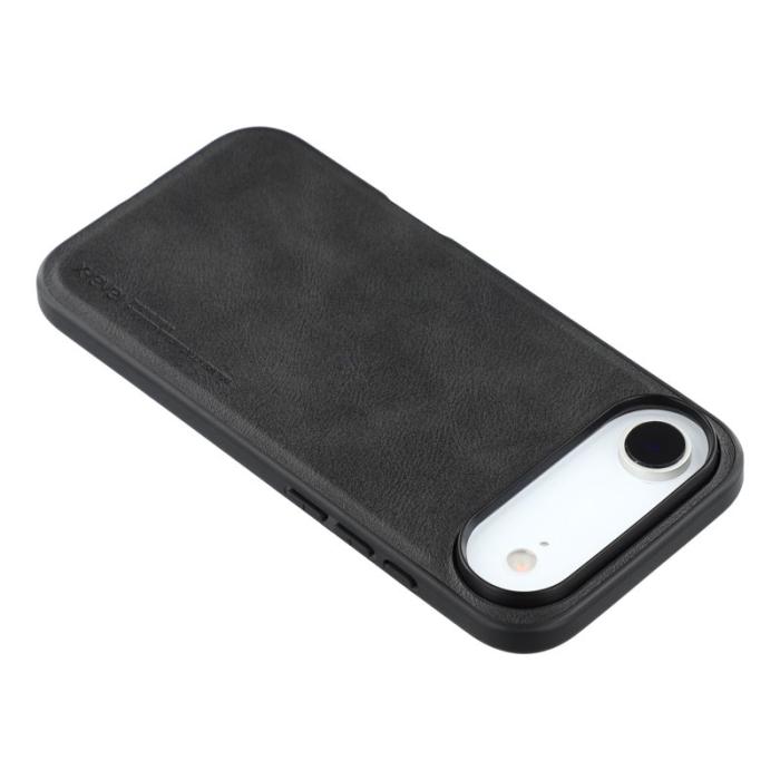 X-Level - X-LEVEL Bojue-3 iPhone Air Fodral Läderbelagt Svart