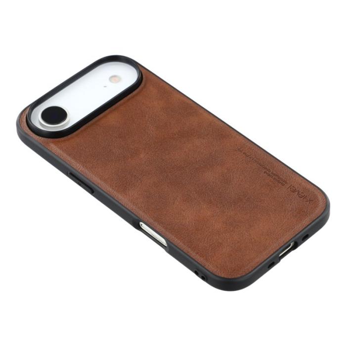 X-Level - X-LEVEL Bojue-3 iPhone Air Skal Läderbelagt PC + TPU - Brun