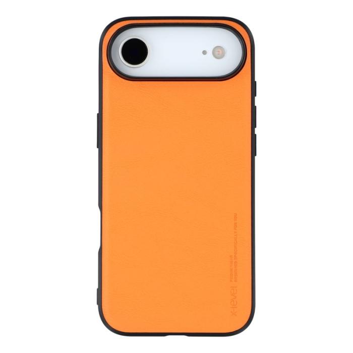 X-Level - X-LEVEL Bojue-3 iPhone Air Skal Läderbelagt PC + TPU Orange