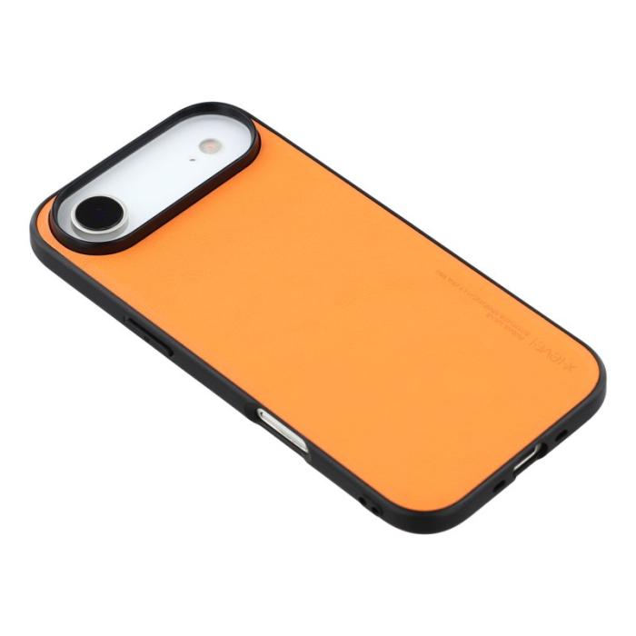 X-Level - X-LEVEL Bojue-3 iPhone Air Skal Läderbelagt PC + TPU Orange