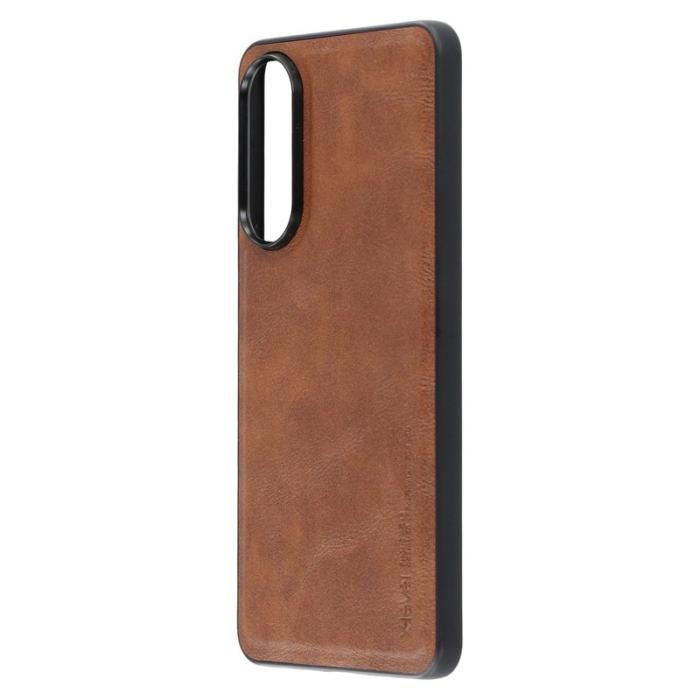 X-Level - X-LEVEL Bojue-3 Samsung Galaxy S25 Edge Skal Läder Brun