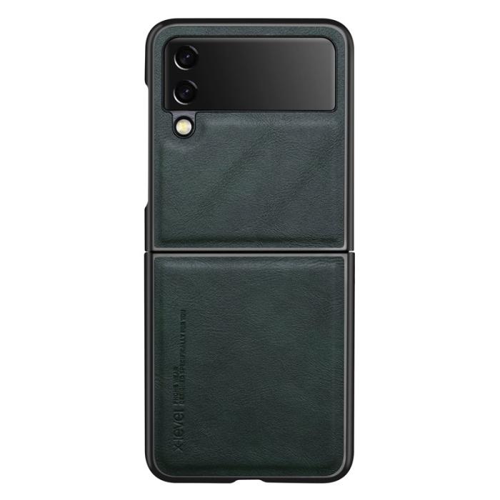 X-Level - X-LEVEL Bojue-3 Samsung Galaxy Z Flip4 Fodral Midnight Green