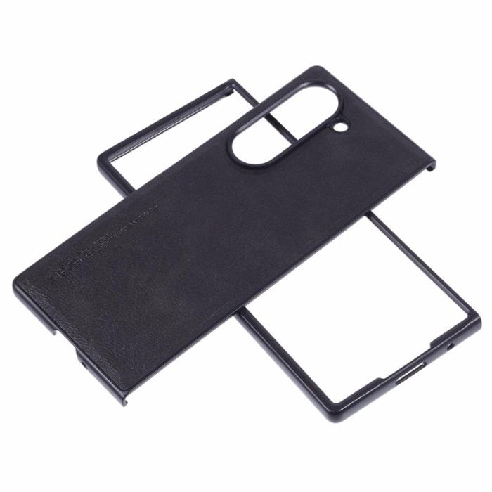 X-Level - X-LEVEL Bojue-3 Samsung Galaxy Z Fold6 Fodral Läder Svart