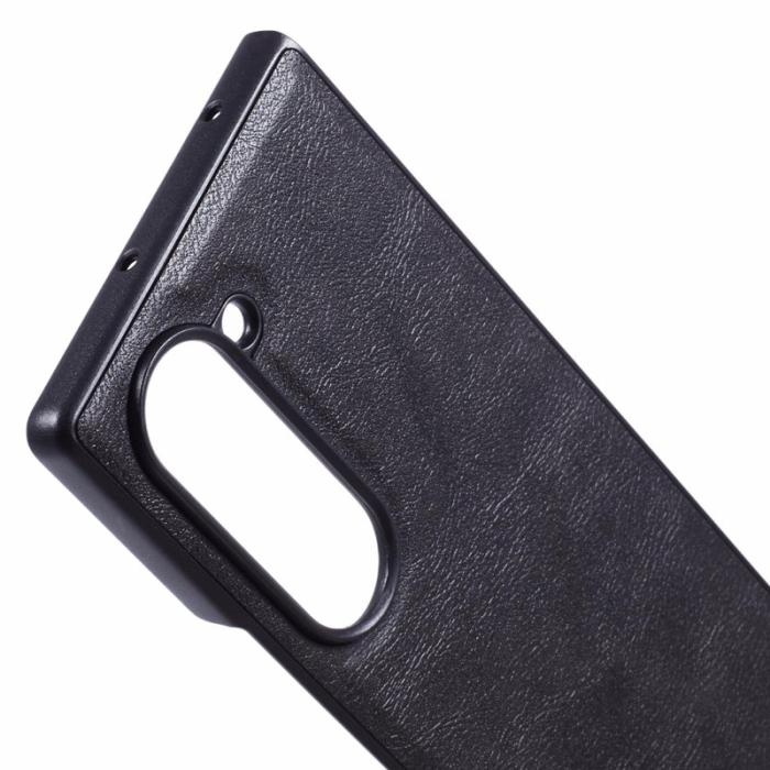 X-Level - X-LEVEL Bojue-3 Samsung Galaxy Z Fold6 Fodral Läder Svart