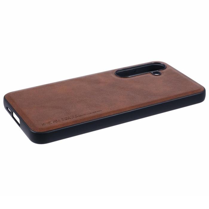 X-Level - X-LEVEL Bojue-3 Skal för Samsung Galaxy S24 FE - Brun