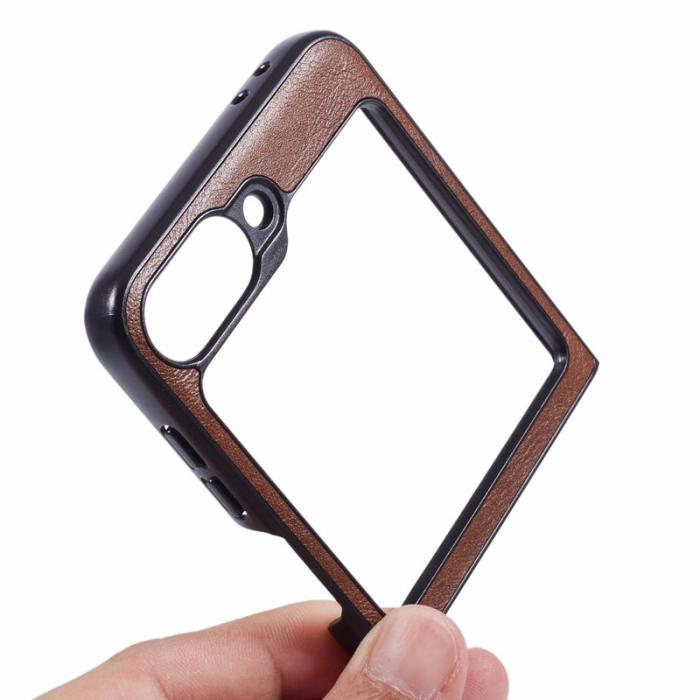 X-Level - X-LEVEL Bojue-3 Skal för Samsung Galaxy Z Flip7 FE 5G - Brun