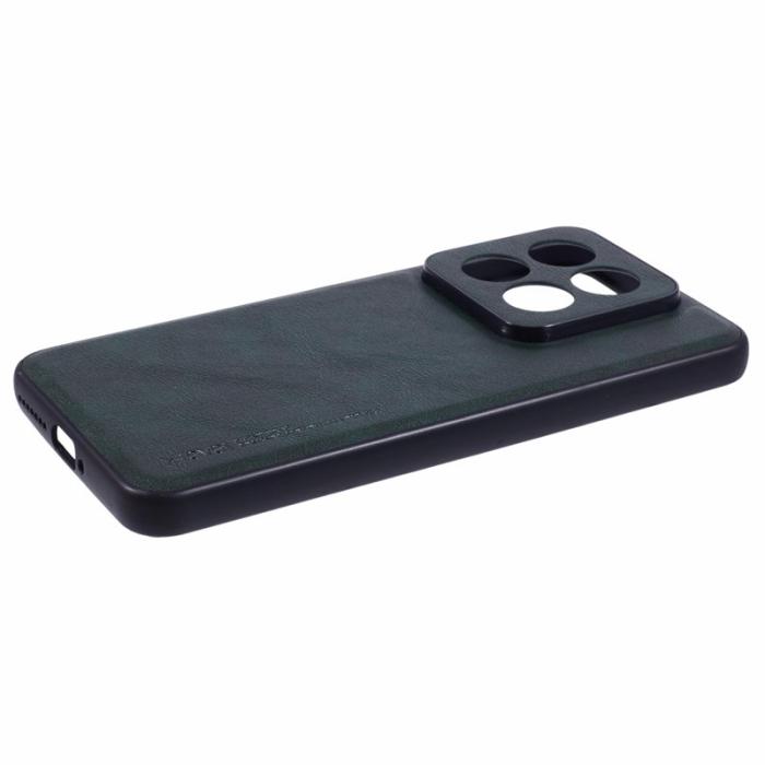 X-Level - X-LEVEL Bojue-3 Xiaomi 14 Pro Skal Läder+PC+TPU - Midnattsgrön